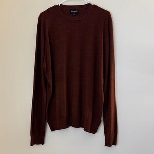 DUCHAMP LONDON Dark Rust Sweater